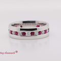 Thumbnail 71 - mens-channel-set-wedding-ring-with-ruby-in-white-gold-fdm8040