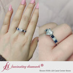 Load and play video in Gallery viewer, 7 Stone Classic Heart Diamond Ring
