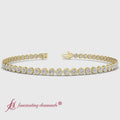 Thumbnail 1 - 2.70 Ct. Diamond Bezel Set Tennis Bracelet
