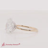 Load and play video in Gallery viewer, Oval-shaped-two-tone-1.5-mm-comfort-fit-solitaire-ring-in-14k-yellow-gold-fdens11590ovr-13-WtBG720