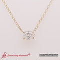Thumbnail 95 - East West Oval Solitaire Pendant