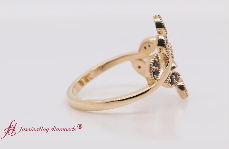 swirl-leaf-promise-diamond-ring-with-sapphire-in-yellow-gold-fd8342-vide