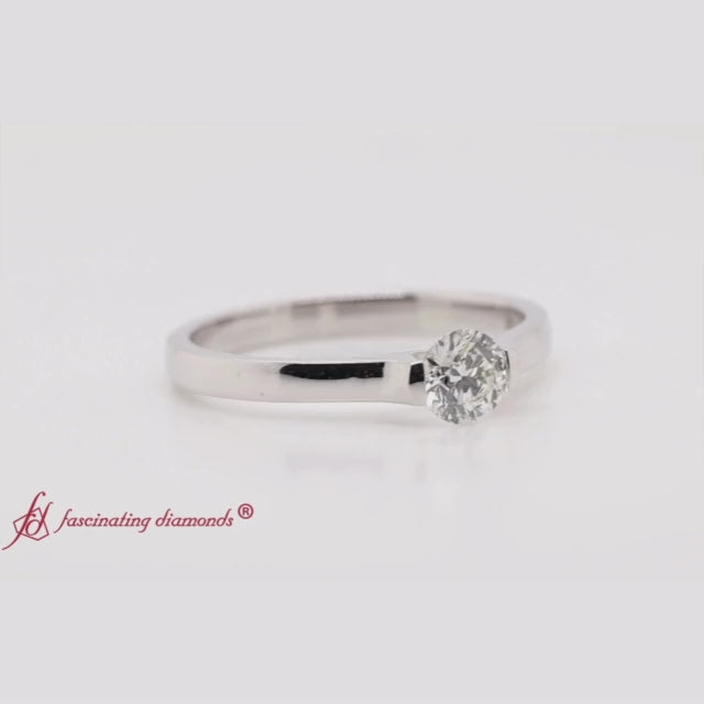 Half-Bezel-Round-Cut-Diamond-Engagement-Ring-In-White-Gold-FDENR7239ROR