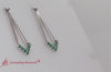 Load and play video in Gallery viewer, dangle-emerald-earring-jacket-in-white-gold-fdear61022-video