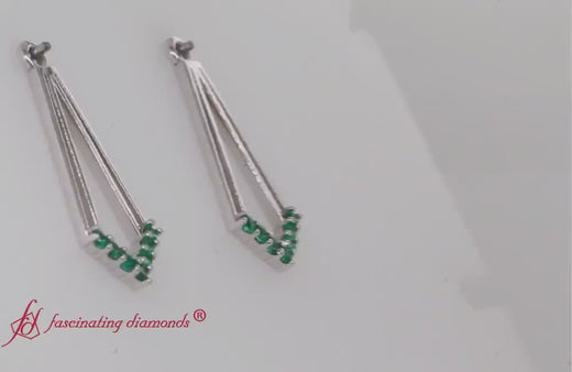 dangle-emerald-earring-jacket-in-white-gold-fdear61022-video