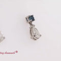Thumbnail 14 - Pear Drop 2 Stone Earring