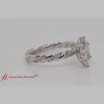 Load and play video in Gallery viewer, marquise-cut-twisted-vine-engagement-ring-in-white-gold-FD9127MQ
