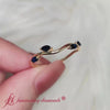 Load and play video in Gallery viewer, VineMarquiseSimpleSapphireWeddingBandIn18KYellowGold-FDENR3211B