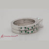 princess-cut-filigree-wedding-set-with-green-emerald-in-14k-white-gold-fdens3543