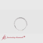 Load and play video in Gallery viewer, Common Prong Thin Round Stack Band For Her
