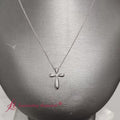 Thumbnail 4 - pave-set-cross-lab-diamond-pendant-in-18k-white-gold-fdpd10871-720-2