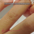 Thumbnail 11 - Radiant Wedding Band 5 Stone