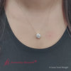 Load and play video in Gallery viewer, Round Bezel Solitaire Diamond 4 Carat Pendant