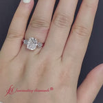 Load and play video in Gallery viewer, Celtic Two Tone Engagement Ring