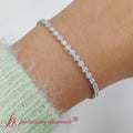 Thumbnail 3 - 2-carat-round-diamond-tennis-bracelet-in-white-gold-fdbrc10792-2ct-1000