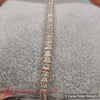 Load and play video in Gallery viewer, 5-ct-princess-diamond-tennis-bracelet-in-yellow-gold-fdbrc10450pr-5-00-ct