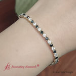 Load and play video in Gallery viewer, ennis-black-diamond-bracelet-4-carat-in-14k-yellow-gold-fdbrc8635
