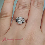 Load and play video in Gallery viewer, oval-offbeat-modern-black-diamond-engagement-ring-in-white-gold-FD10080OVR