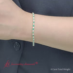 Load and play video in Gallery viewer, Tennis Diamond Bracelet 4 Carat
