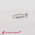 Thumbnail 18 - round-cut-green-emerald-twisted-vine-engagement-ring-in-yellow-gold-FD9127