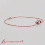 Load and play video in Gallery viewer, 3 Stone Chain Bracelet