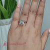 Load and play video in Gallery viewer, asscher-cut-thin-classic-solitaire-lab-diamond-ring-in-950-platinum-fd9358r