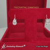 Load and play video in Gallery viewer, Lever Back 2 Carat Pear Diamond Studs Earring