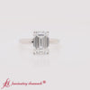 Load and play video in Gallery viewer, Emerald Cut 4 Prong Classic Solitaire Ring