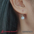 Thumbnail 103 - Small Round Diamond Studs Lever Back Earring