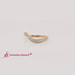 Load and play video in Gallery viewer, Swirl Pave Diamond Band
