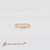Load and play video in Gallery viewer, Three Stone Baguette Diamond Band