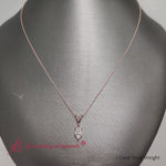 Load and play video in Gallery viewer, 1-carat-marquise-solitaire-pendant-in-rose-gold-FDPD8469