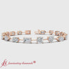 Load and play video in Gallery viewer, 9 Carat Multi Shape Diamond Tennis Bracelet