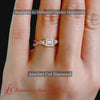 Load and play video in Gallery viewer, Marquise Cut Infinity Daisy Floral Diamond Ring