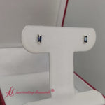 Load and play video in Gallery viewer, Single Baguette Stud Earring
