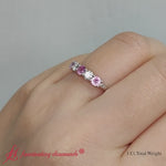 Load and play video in Gallery viewer, 7 Stone Round Cut Diamond 1 Carat Anniversary Band