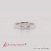 Load and play video in Gallery viewer, Single Emerald Mens Lab Diamond Wedding Band In 14k White Gold-FD11266B-2000