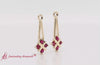 Load and play video in Gallery viewer, dangle-ruby-earring-jackets-in-yellow-gold-fdear787-video