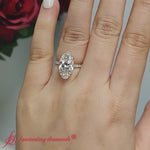 Load and play video in Gallery viewer, Cathedral-hidden-halo-marquise-cut-diamond-ring-in-14k-yellow-gold-FD9788MQR-720