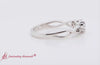 Load and play video in Gallery viewer, Irish Split Solitaire Ring