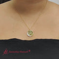 Thumbnail 1 - moon-and-stars-necklace-pendant-in-yellow-gold-FDPD3055ANGLE1-NL-YG-2000