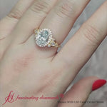 Load and play video in Gallery viewer, oval-diamond-halo-edwardian-engagement-ring-in-yellow-gold-fd9778ov

