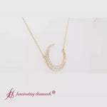 Load and play video in Gallery viewer, Moon Pendant Necklace
