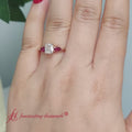 Thumbnail 18 - pear-3-stone-cushion-cut-cathedral-ring-with-ruby-in-14k-rose-gold-fdenr9210