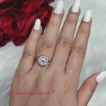 Load and play video in Gallery viewer, swirl-split-diamond-ring-for-women-white-gold-fdenr11561