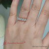 Load and play video in Gallery viewer, 1.50-carat-basket-5-asscher-cut-wedding-ring-in-14k-rose-gold-720x720