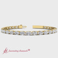 Thumbnail 1 - 10-ct-oval-diamond-basket-tennis-bracelet-in-yellow-gold-render-fdbrc10444-10-00-ct-2000