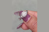 Load and play video in Gallery viewer, Round Cut Entwined Celtic Love Knot Engagement Ring