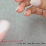 Load and play video in Gallery viewer, Twist 3 Stone Engagement Ring
