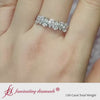Load and play video in Gallery viewer, teardrop-wedding-band-diamond-1.50-carat-in-white-gold